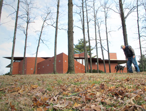 The Frank Lloyd Wright House in Ebsworth Park, St. Louis County