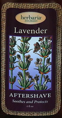 Herbaria all natural Lavender aftershave lotion