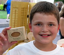 Alec Kirk loves the smell of Herbaria avocado lemon soap