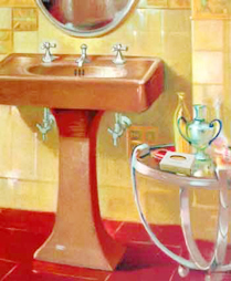 bathroom with herbaria all natural handmade soap bar