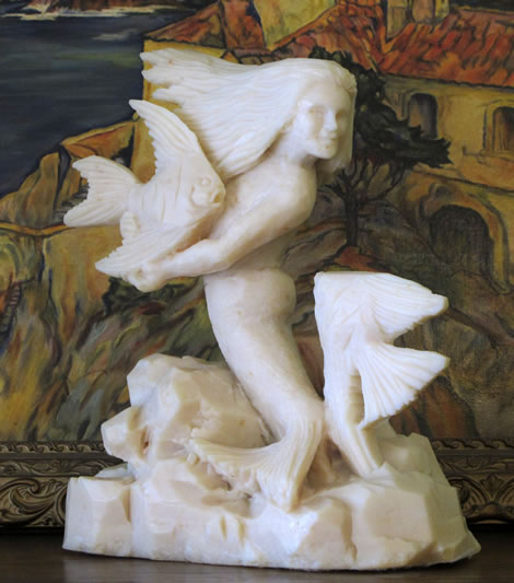 Mermaid Soap Sculpture