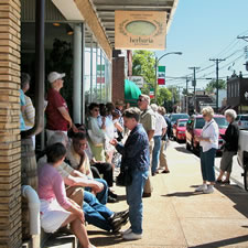 Herbaria store soap tour outside