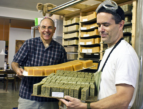 Ken and Chris with fresh product