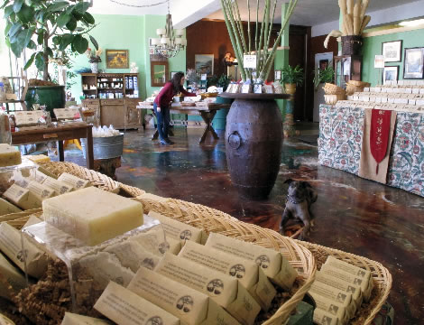 Herbaria's store is located at 2016 Marconi, on the Hill in St. Louis