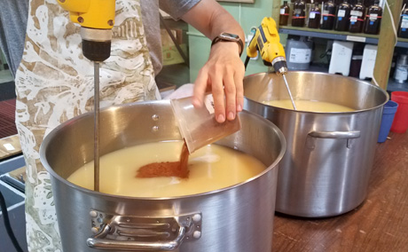 Mixing Soap