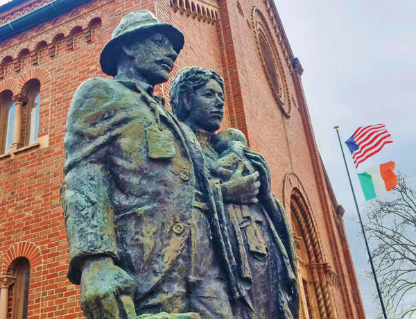 The Italian Immigrants by Rudolf Torrini on The Hill in St. Louis