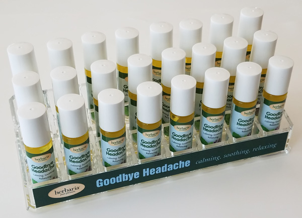 Display rack for Goodbye Headache