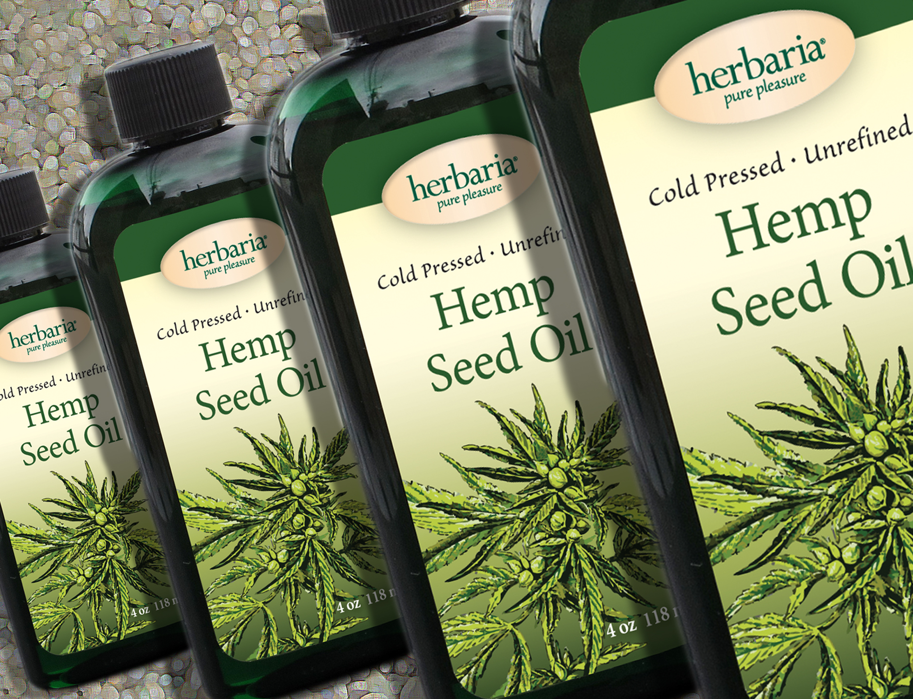 Herbaria Hemp Seed Oil Cold Pressed Unrefined